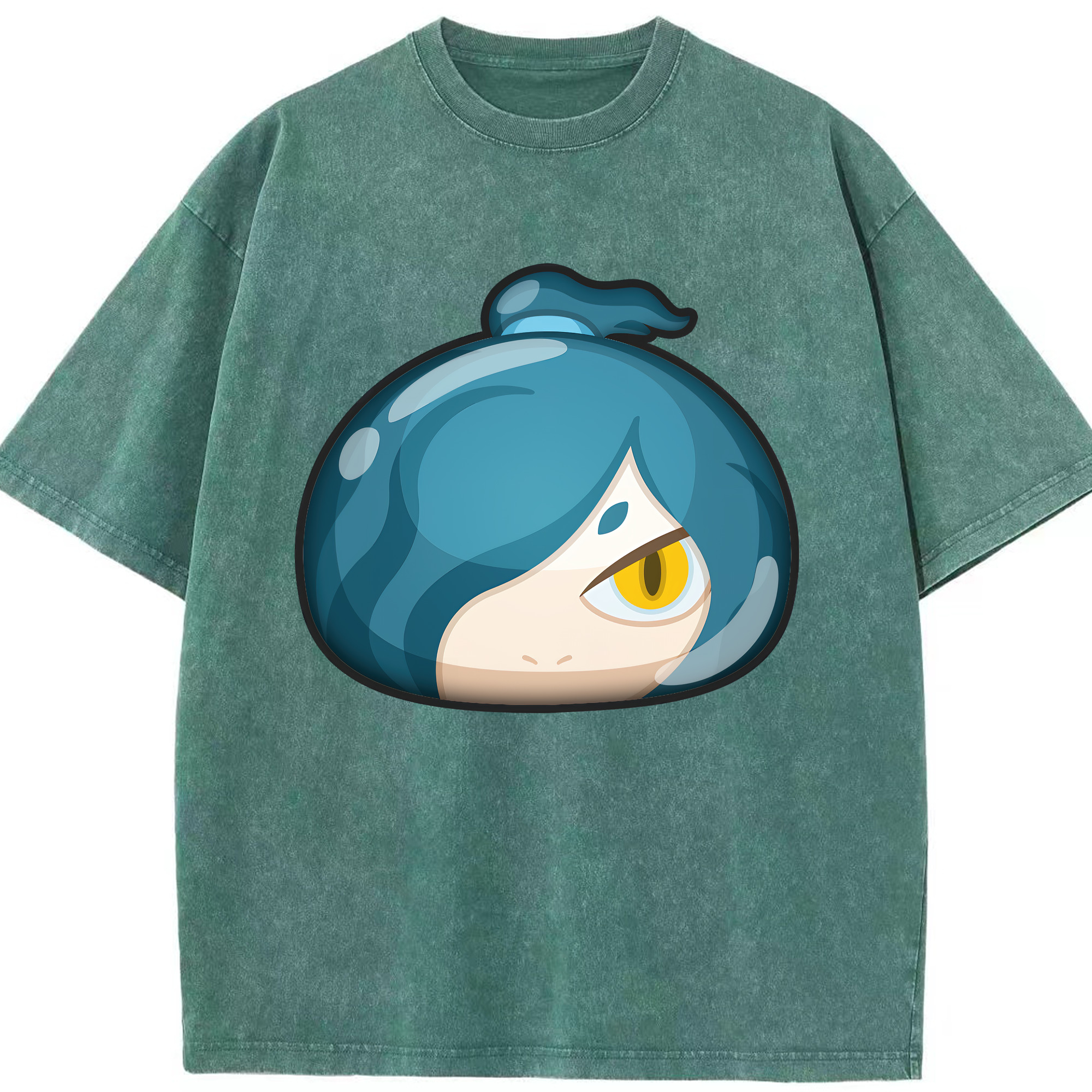 （画像用） 妖怪ウォッチ Yo-kai Watch 綿100% ヴィンテージ風 半袖Tシャツ（フロントプリント）